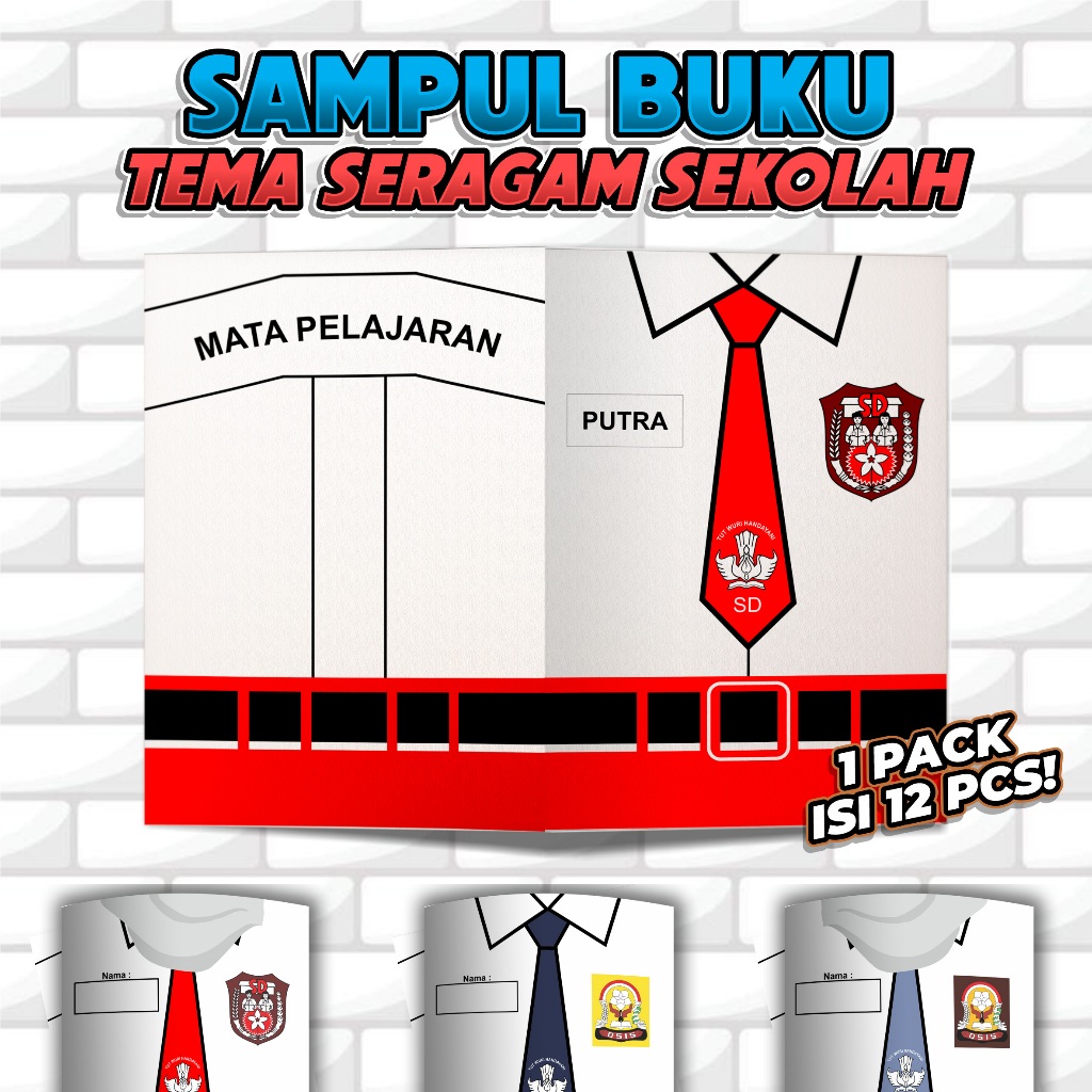 

SAMPUL BUKU SEKOLAH CUSTOM TEMA SERAGAM