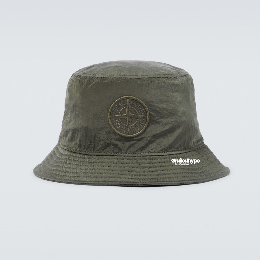 Stone Island Compass Bucket Hat Musk (100% Authentic)