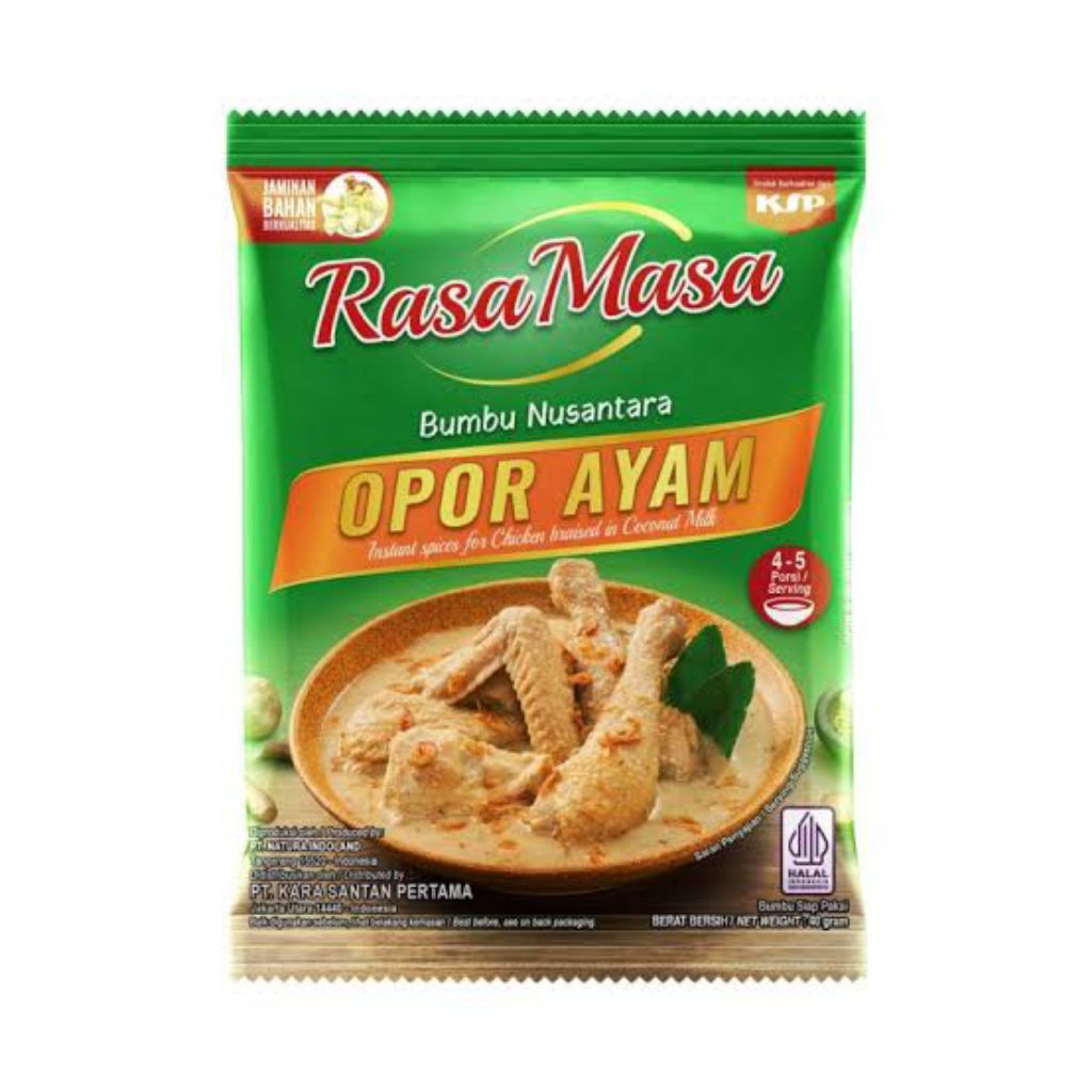 

Rasa Masa Bumbu Opor Ayam 40 gram