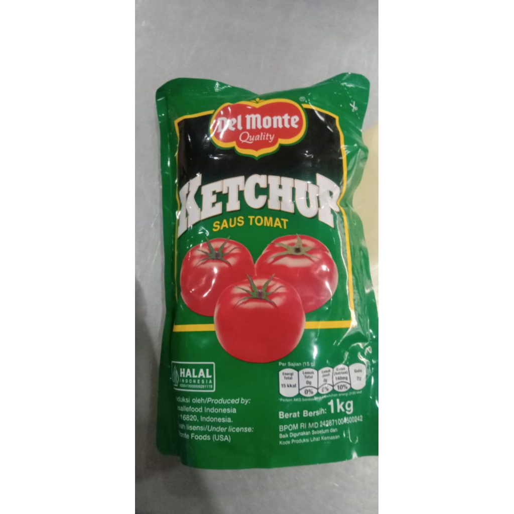 

Monte Ketchup Saus Tomat 1kg dan 500 g – Kemasan Pouch