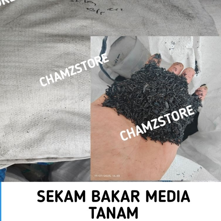 SEKAM BAKAR MEDIA TANAM KARUNGAN 13L / SEKAM BAKAR MEDIA TANAM