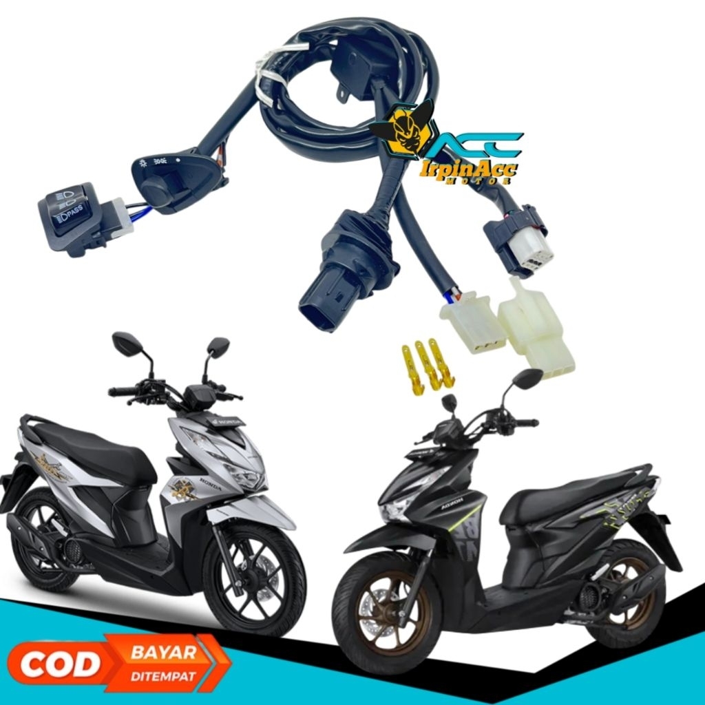 Saklar on off Beat Led Beat Deluxe Beat Street Saklar 3 titik PNP Beat Led Beat Deluxe Beat Street N