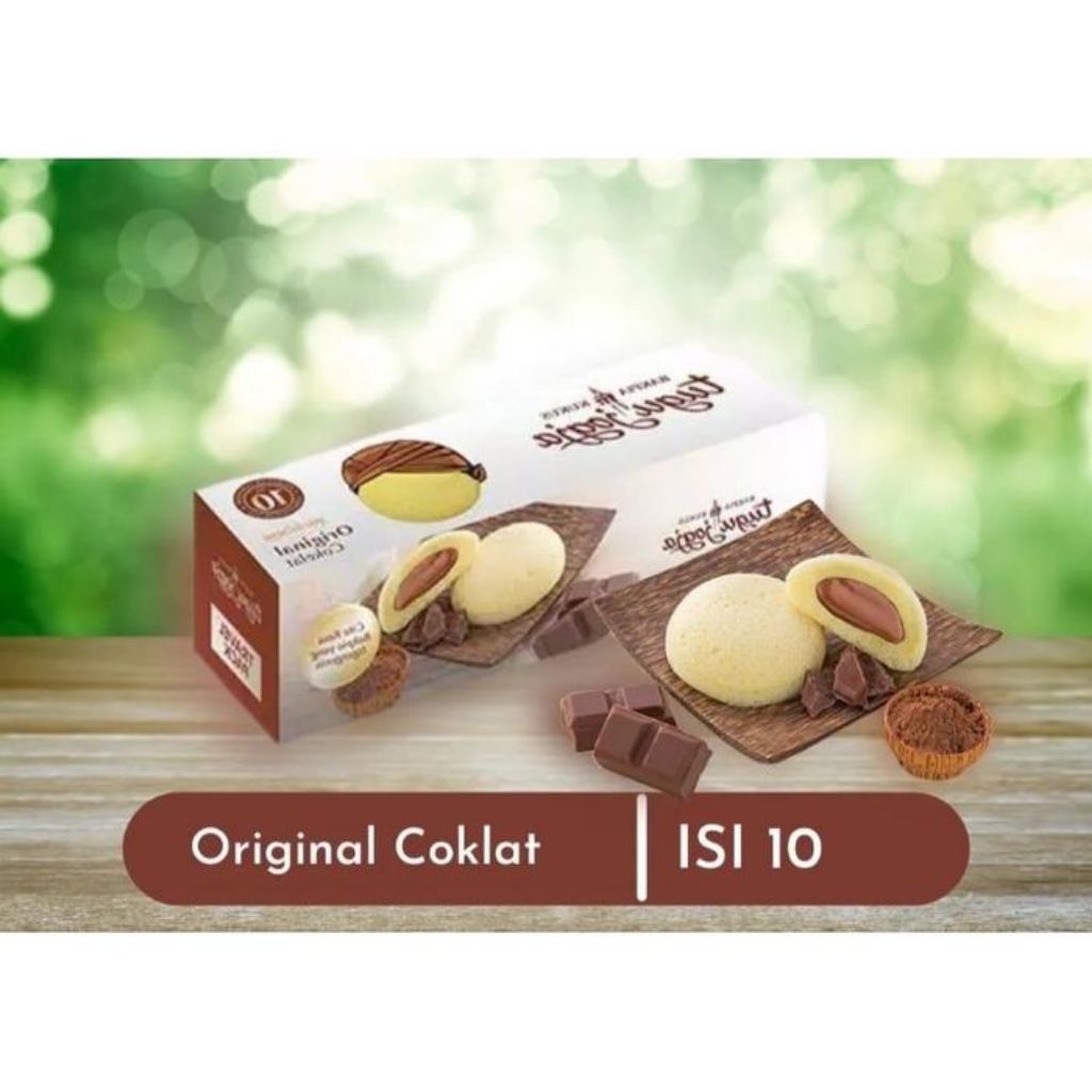 

Bakpia Kukus Tugu Jogja - Bakpia Basah Cokelat isi 10 Free Vakum Khas Jogja