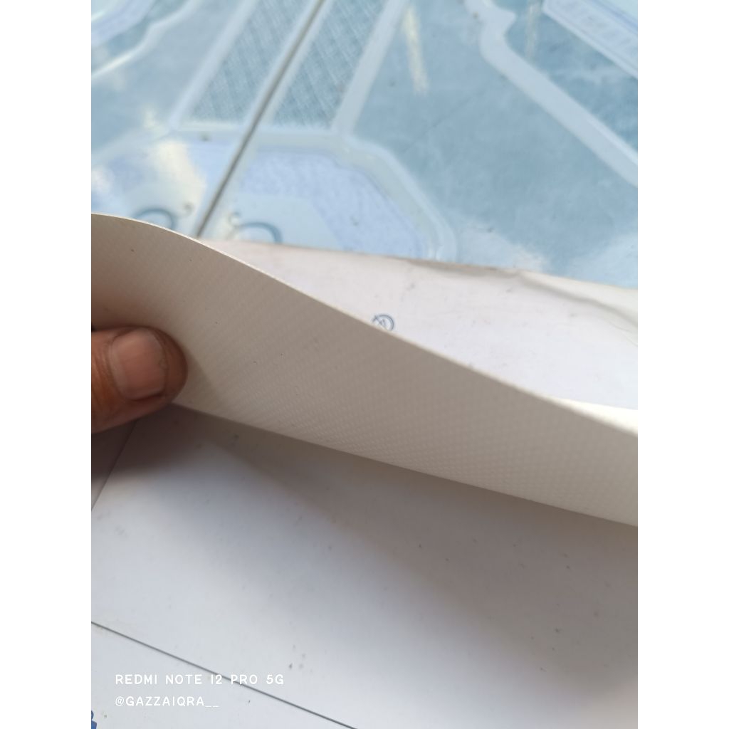kain membrane atap kanopi 550gsm siap pasang