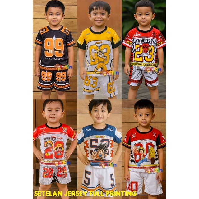 MK - SETELAN BASKET ANAK BAJU JERSEY ANAK LAKI-LAKI 2-9 TAHUN KEREN CYAN / BAJU BASKET ANAK PEREMPUA