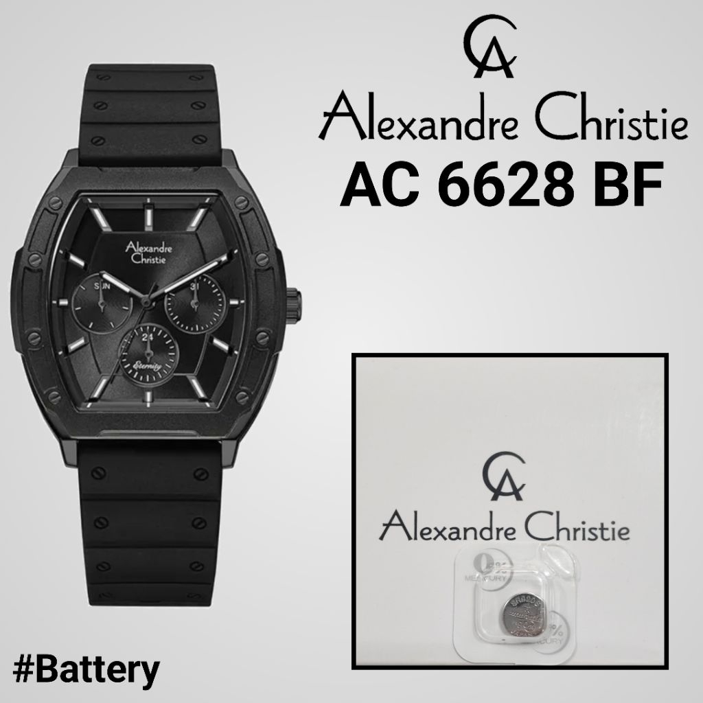 Baterai Jam Tangan Alexandre Christie AC 6628 BF