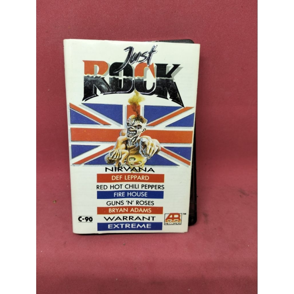 Kaset pita JUST ROCK , NIRVANA, DEF LEPPARD, FIRE HOUSE