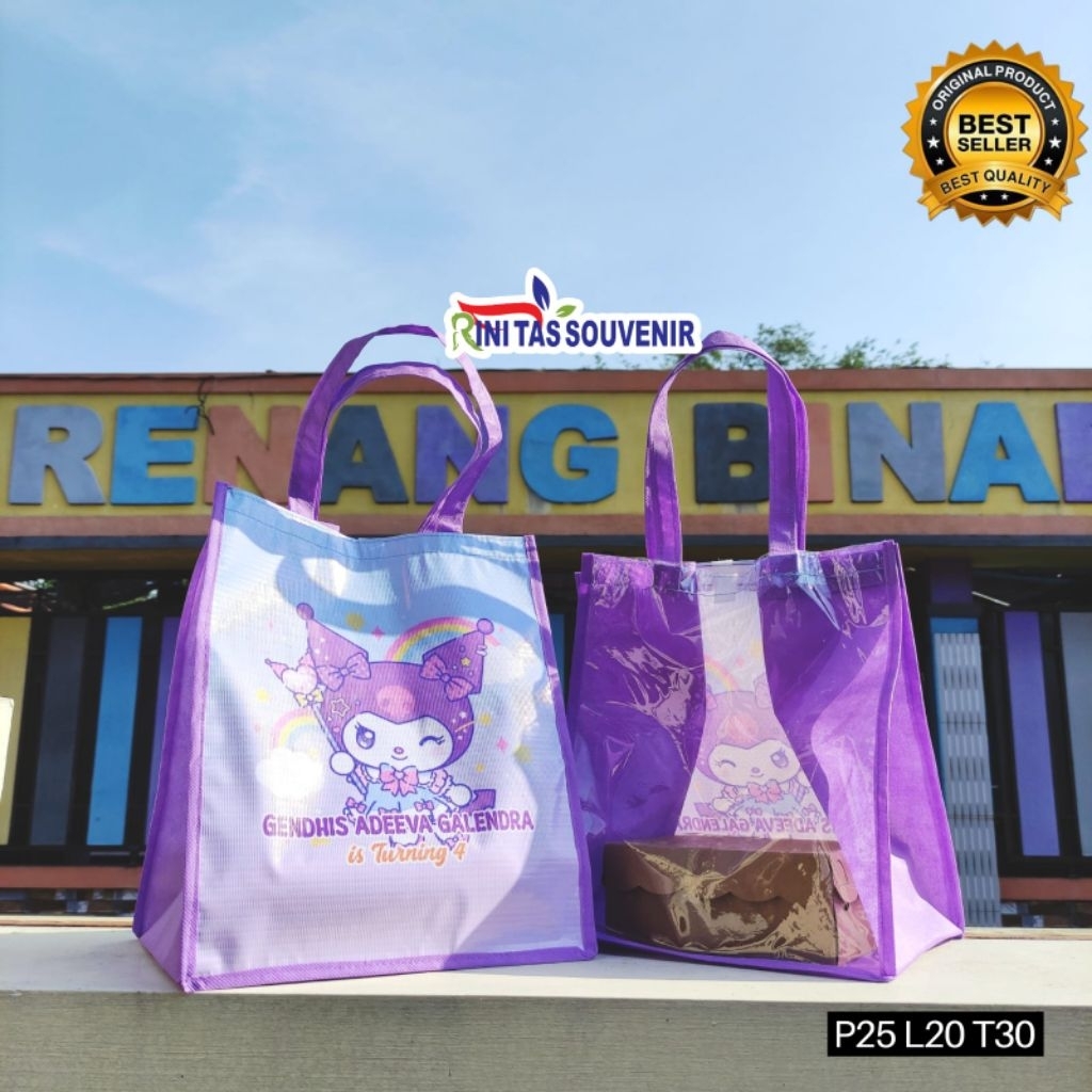 

TAS ULANG TAHUN UNTUK BENTO 4 SEKAT - TAS ULANG TAHUN CUSTOM - TAS ULTAH BEST SELLER 25*20*20