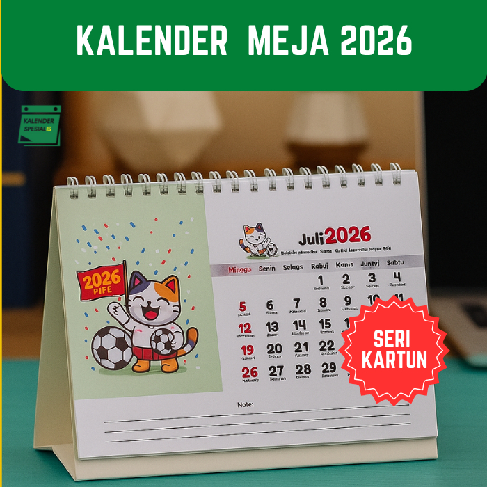 

PROMO KALENDER MEJA 2026 SERI KARTUN CUTE FUNGSIONAL- BEST SELLER