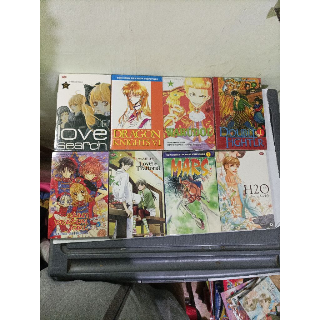 komik Banya , Warudol, Tableau Gate, H2O, Mars, smile, love search, Dragon Knights VI, double Fighte