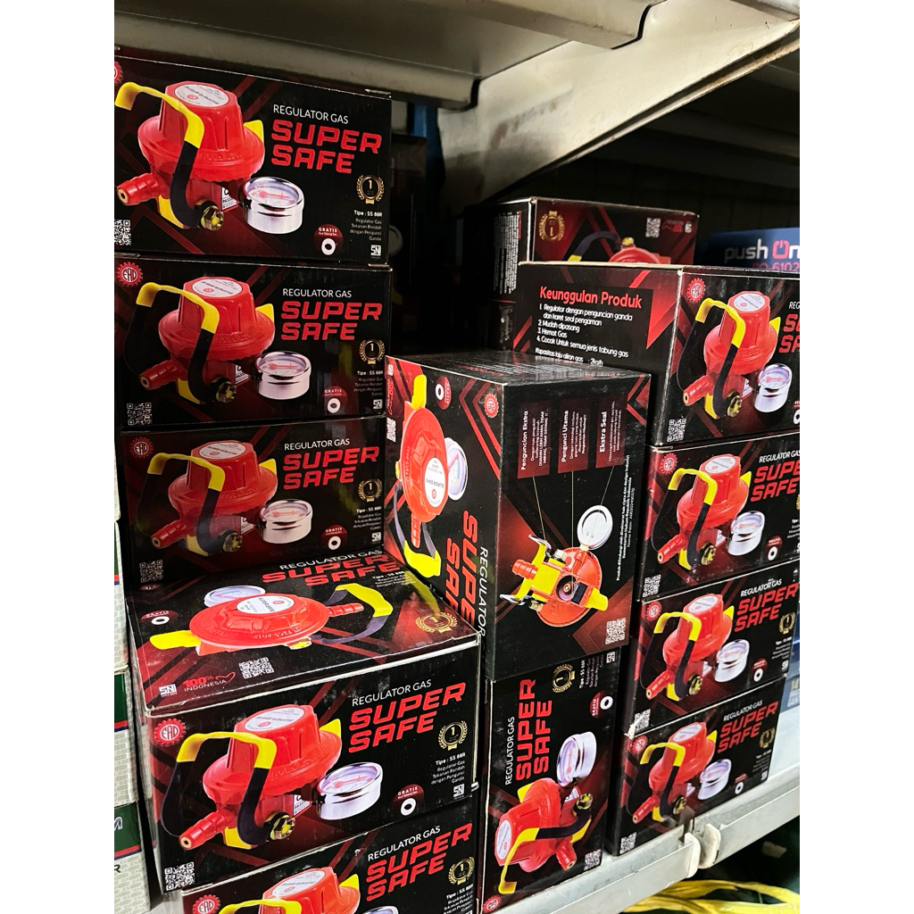 SUPER SAFE Regulator Meter Gas LPG Tekanan Rendah