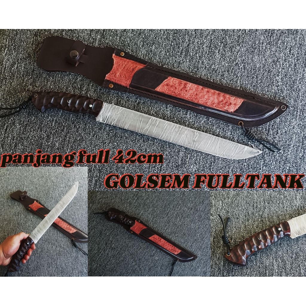 (golsem) pisau sembelih sapi, domba dan kambing / pisau daging / pisau dapur