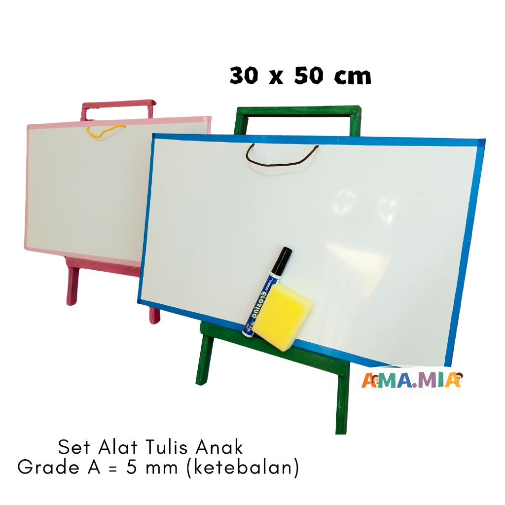 

Papan tulis white board, Papan tulis free spidol penghapus grade A, Papan tulis anak, Papan tulis anak dengan penyangga