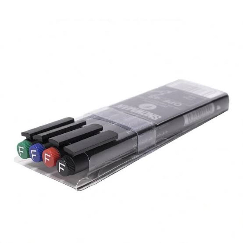 

Snowman - Spidol OHP Permanent - Isi 4 Pcs