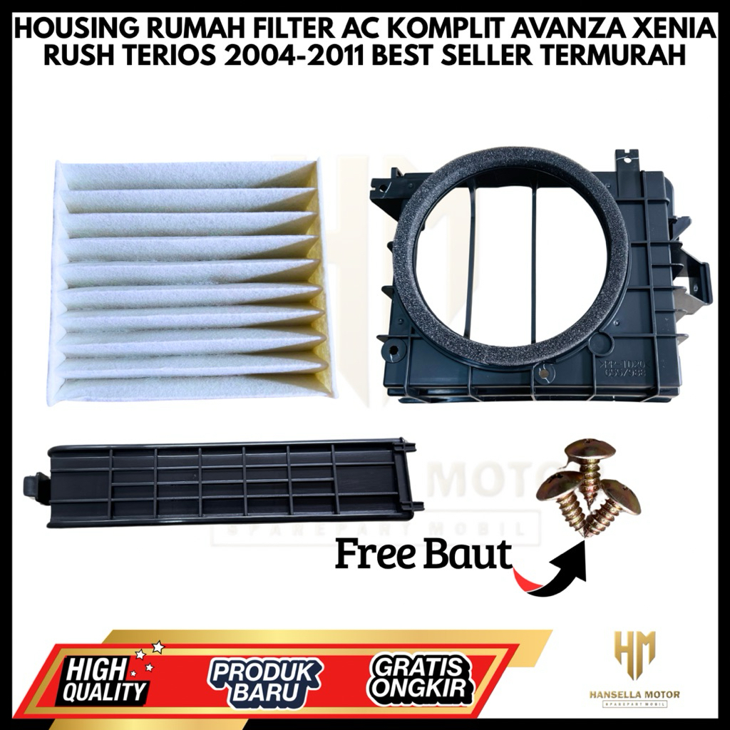 Housing Atau Rumah Filter AC Komplit Avanza Xenia Rush Terios 2004-2011