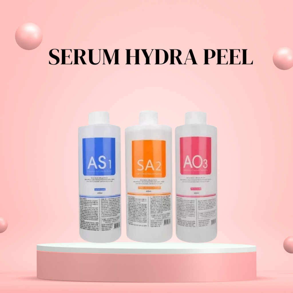 Cairan Serum Hydra Peel Aqua Facial Oxygen Spray 400 ml
