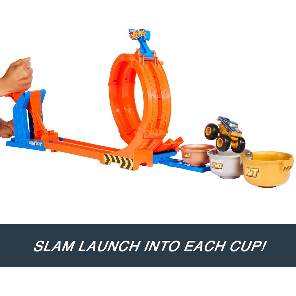 Hot Wheels Monster Trucks Toy Truck & Track Set