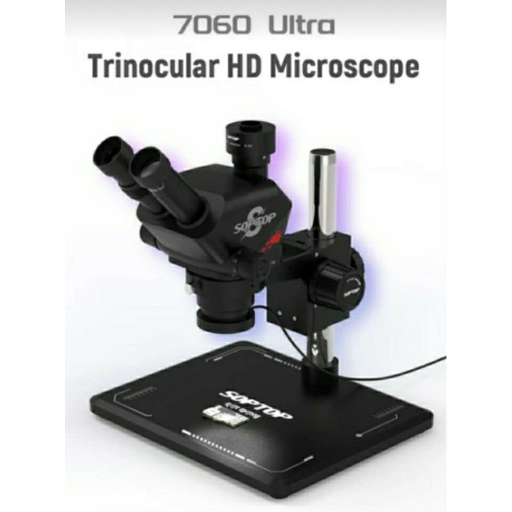MICROSCOPE TRINOKULAR STEREO SOPTOP 7060 ULTRA