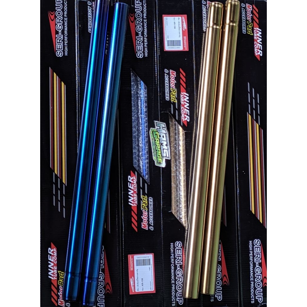 AS SHOCK DEPAN GOLD BLUE INNER TUBE ORIGINAL THAILAND AS 33 NINJA R SS  SERPICO CAKRAM KIRI INNERTUB