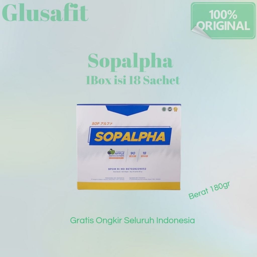 Sopalpha Sopa Alpha Bioobost Salmon Ovary Peptide Immune Booster Obat Jantung ASLI