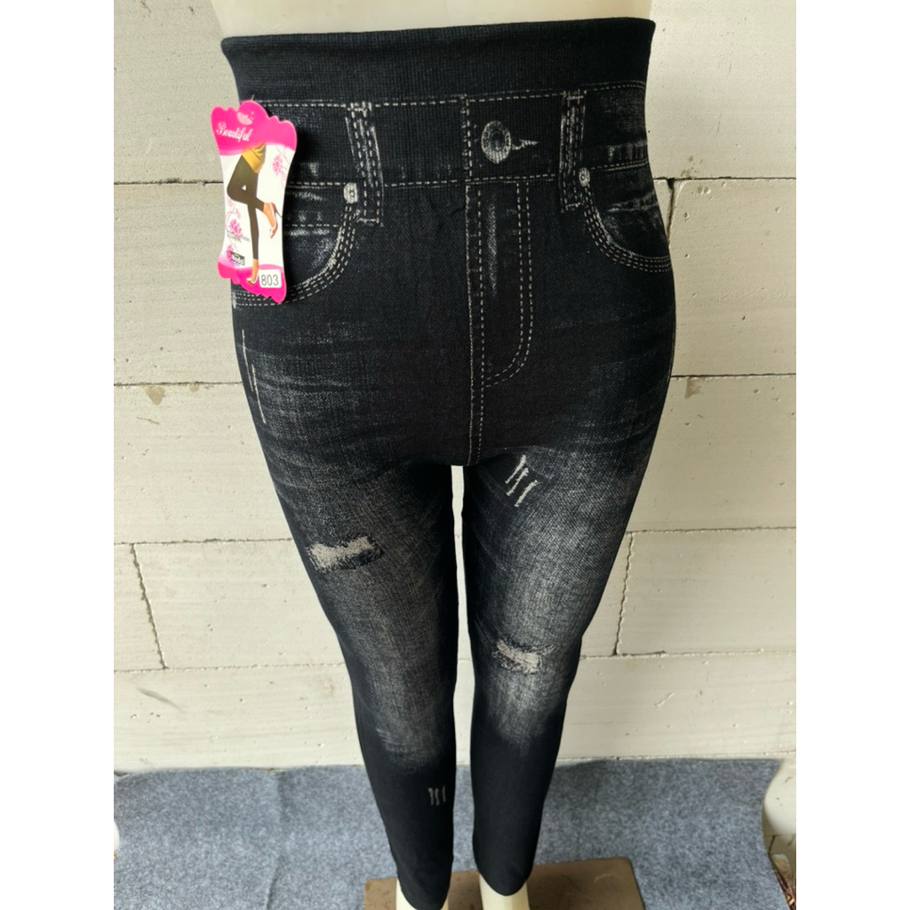 Legging jeans panjang merk Beautiful 803