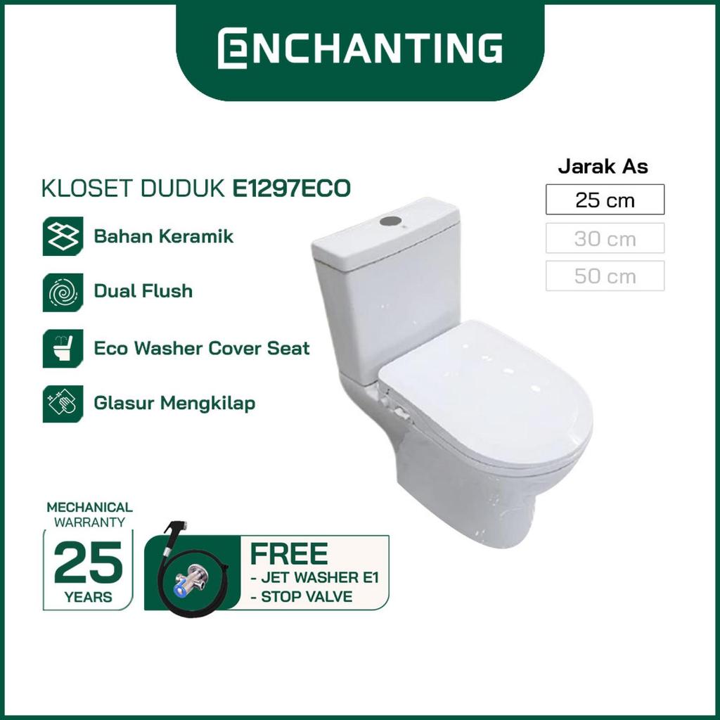 Terlaris Toilet / Kloset Duduk Europe Enchanting E1297Eco