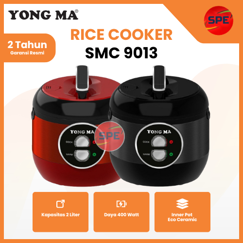 RICE COOKER / MAGIC COM YONG MA KAPASITAS 2 LITER SMC 9013 / SMC9013 GARANSI RESMI (MEDAN)