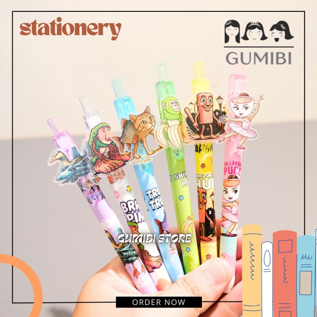 

PULPEN MEKANIK AKRILIK TUNG TUNG BRAINROT ANOMALI PEN CETEK AKRILIK ANOMALI TUNG TUNG BALERINA BRAINROT LUCU UNIK PEN PULPEN MEKANIK ANOMALI AKRILIK