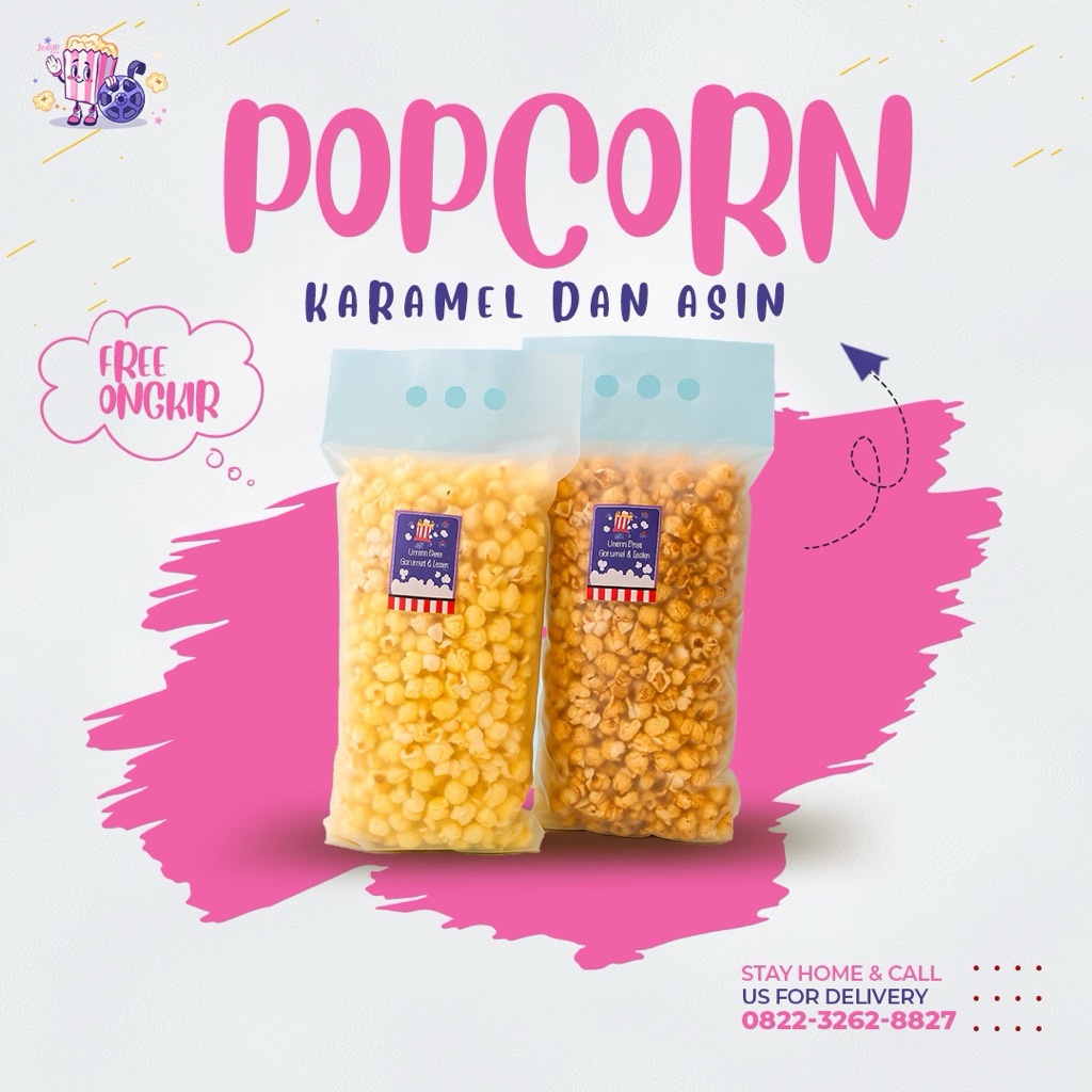 

POPCORN CARAMEL / SALT JUMBO 500 gram