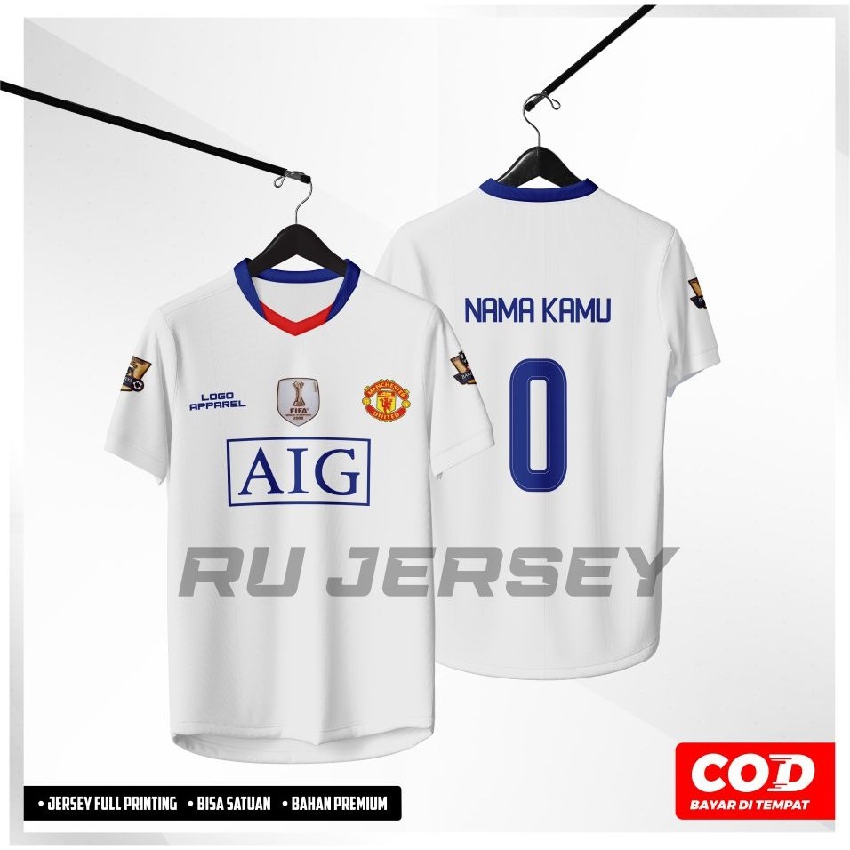 Jersey MU UTD 2008 Away Full Printing