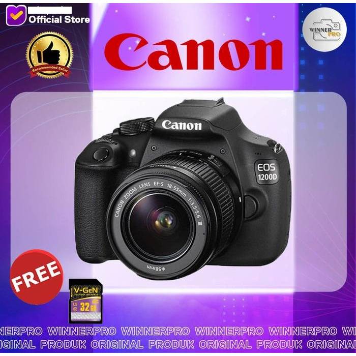kamera Canon EOS 1200D + 18-55 ; Camera Canon eos 1200 d kit