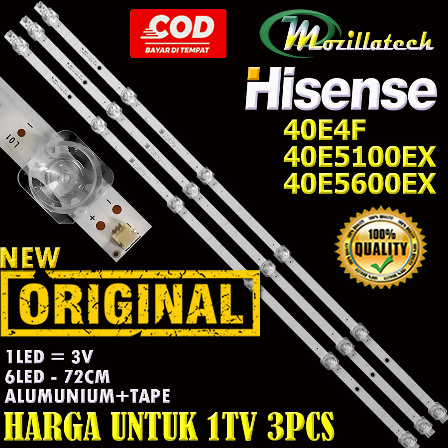 BACKLIGHT TV LED HISENSE 40E4F 40E5100EX 40E5600EX 40E4 40E5100 40E5600