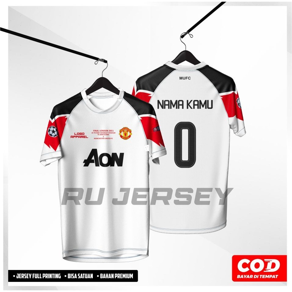 Jersey MU UTD 2010 Away Full Printing