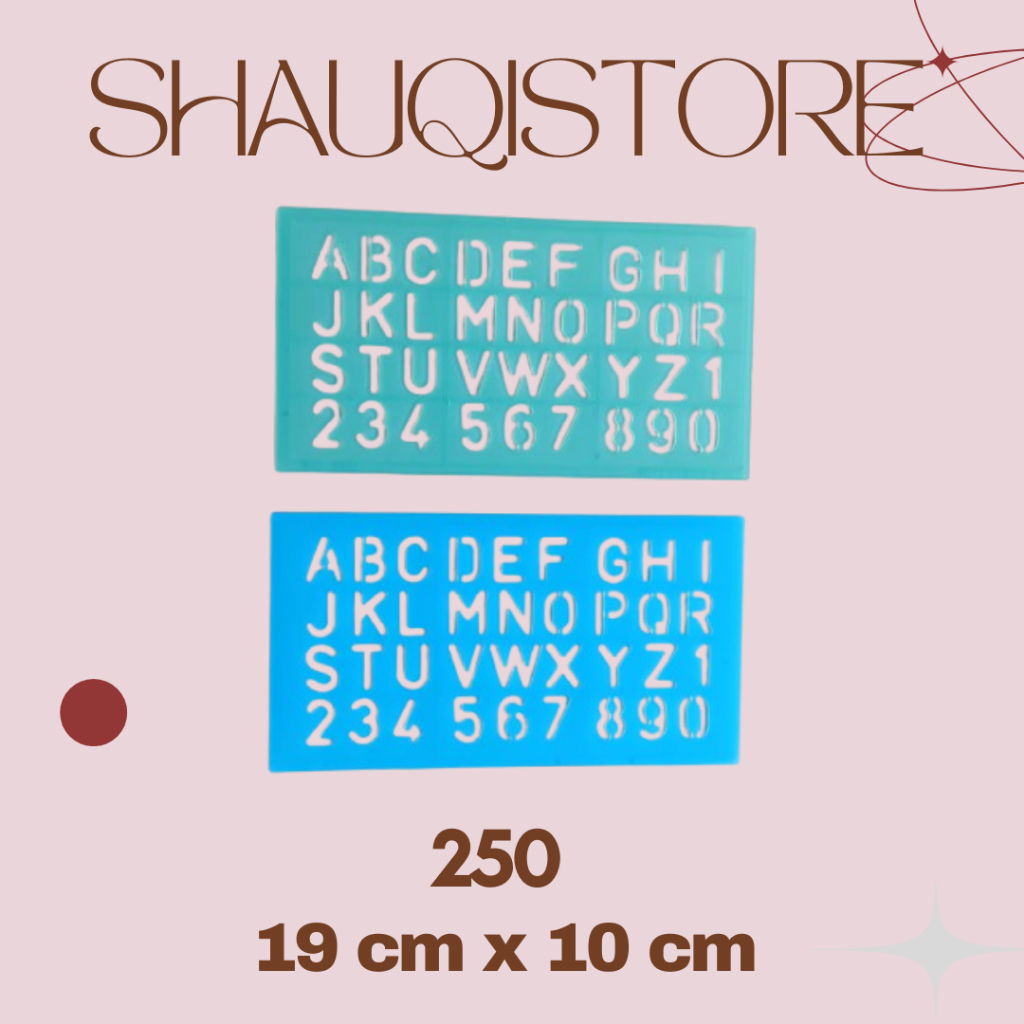 

PENGGARIS SABLON / PENGGARIS CETAKAN HURUF & ANGKA BT-250