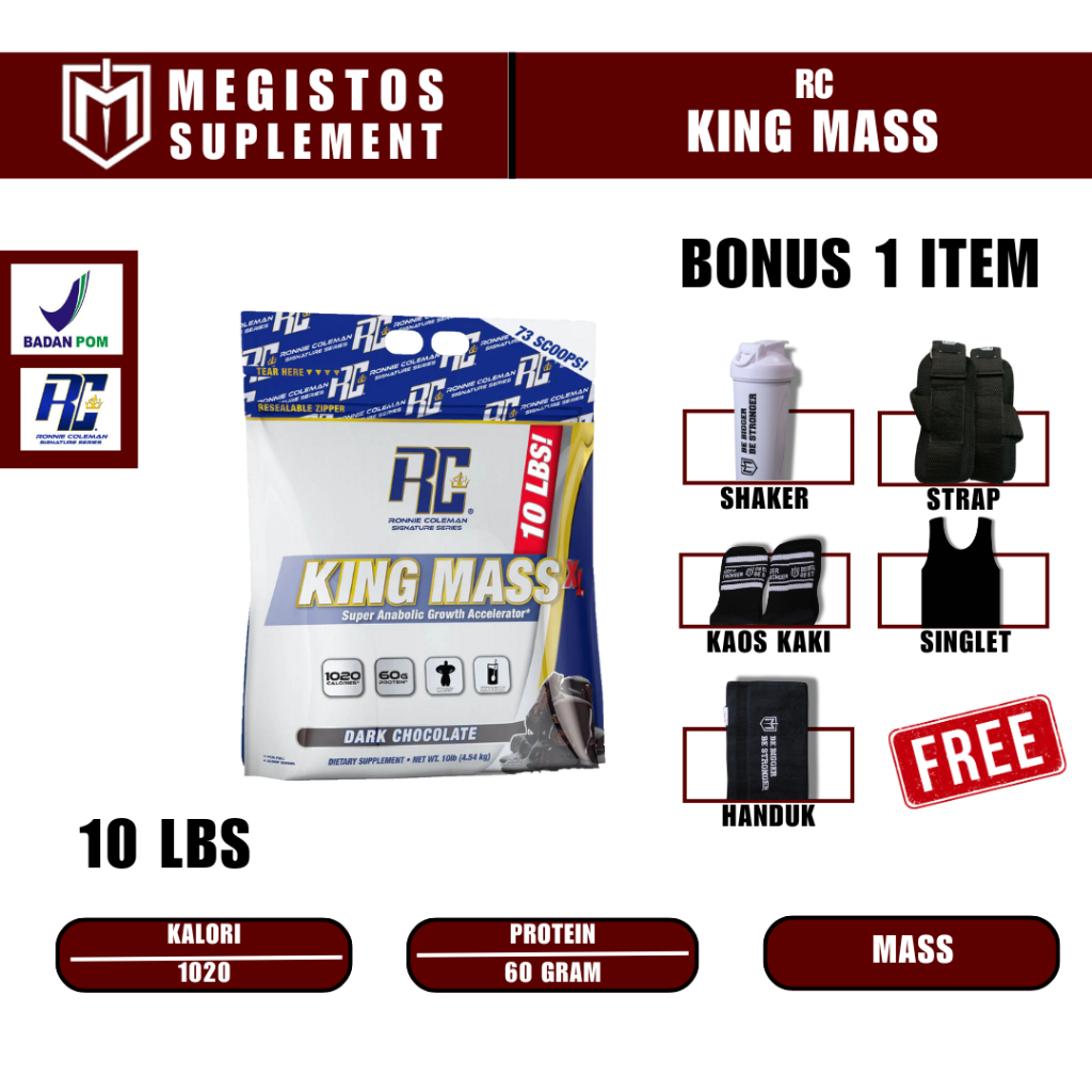 Ronnie Coleman RC King Mass 10 Lbs Cokelat