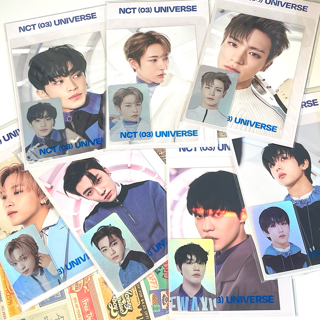 NCT 2021 UNIVERSE HOLOGRAM HOLO POSTCARD PHOTOCARD FULLSET DREAM MARK RENJUN JENO HAECHAN JAEMIN CHE