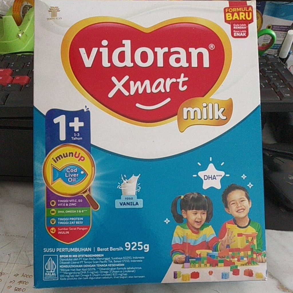 

Vidoran Xmart 1+ kemasan 925 gram