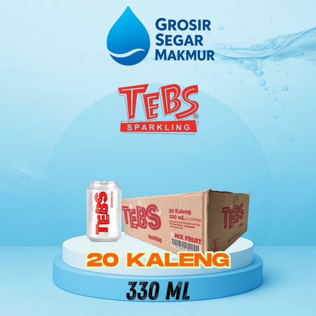 

TEBS Can Soda 330ml - Sensasi Segar Teh & Soda Praktis 20 Kaleng Dus GROSIR SEGAR MAKMUR