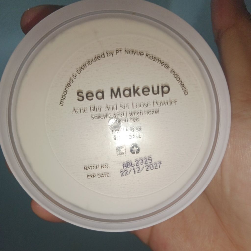 preloved loose powder sea makeup