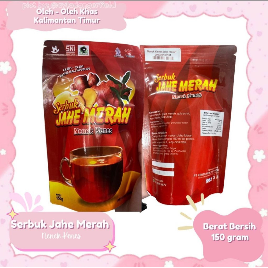 

Serbuk Jahe Merah Nenek Kenes 100gr | Minuman Herbal Berkhasit | Oleh-oleh Khas Kalimantan Timur