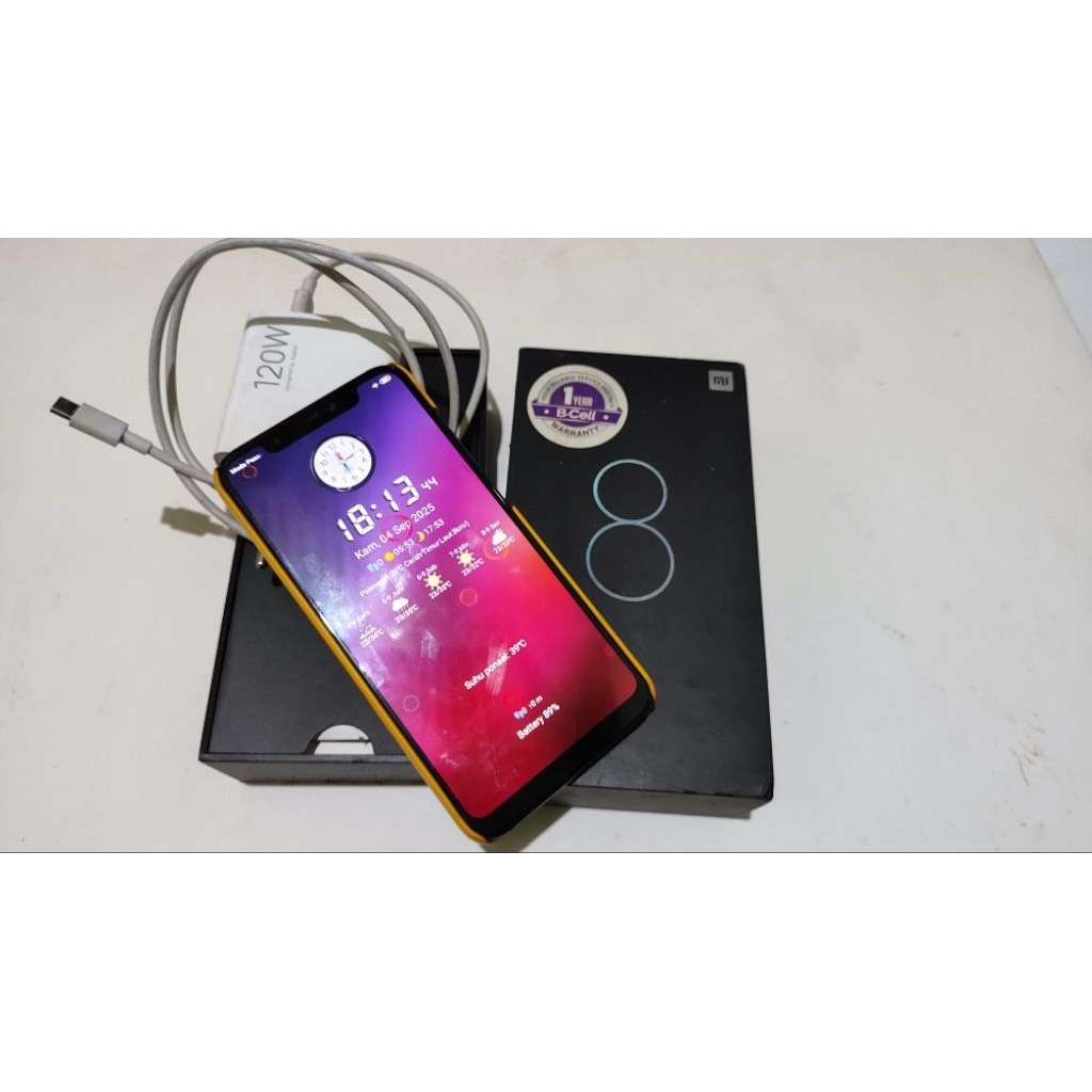 Xiaomi mi 8 Hitam (second)