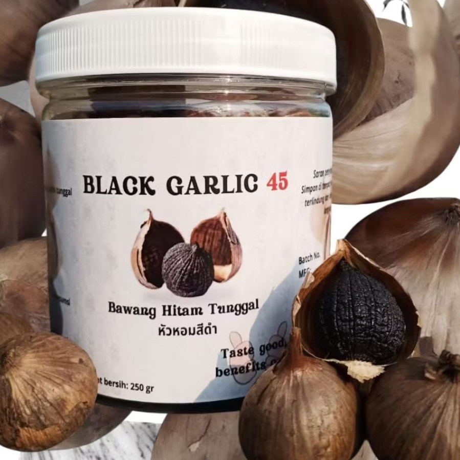 

Black Garlic Tunggal 45 Bawang Hitam Tunggal Solo 250g Untuk Kesehatan