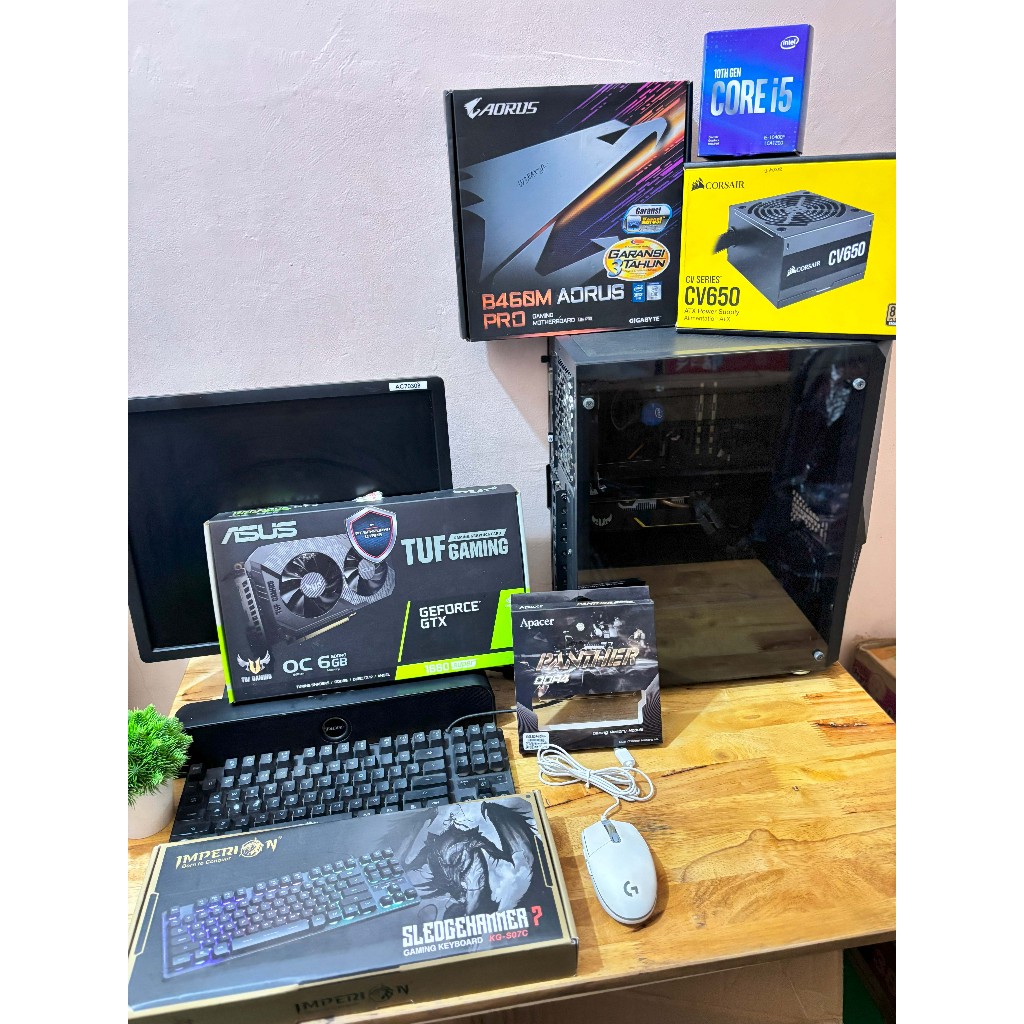 PC Gaming Desain Streaming i5 10400f/GTX 1660 super