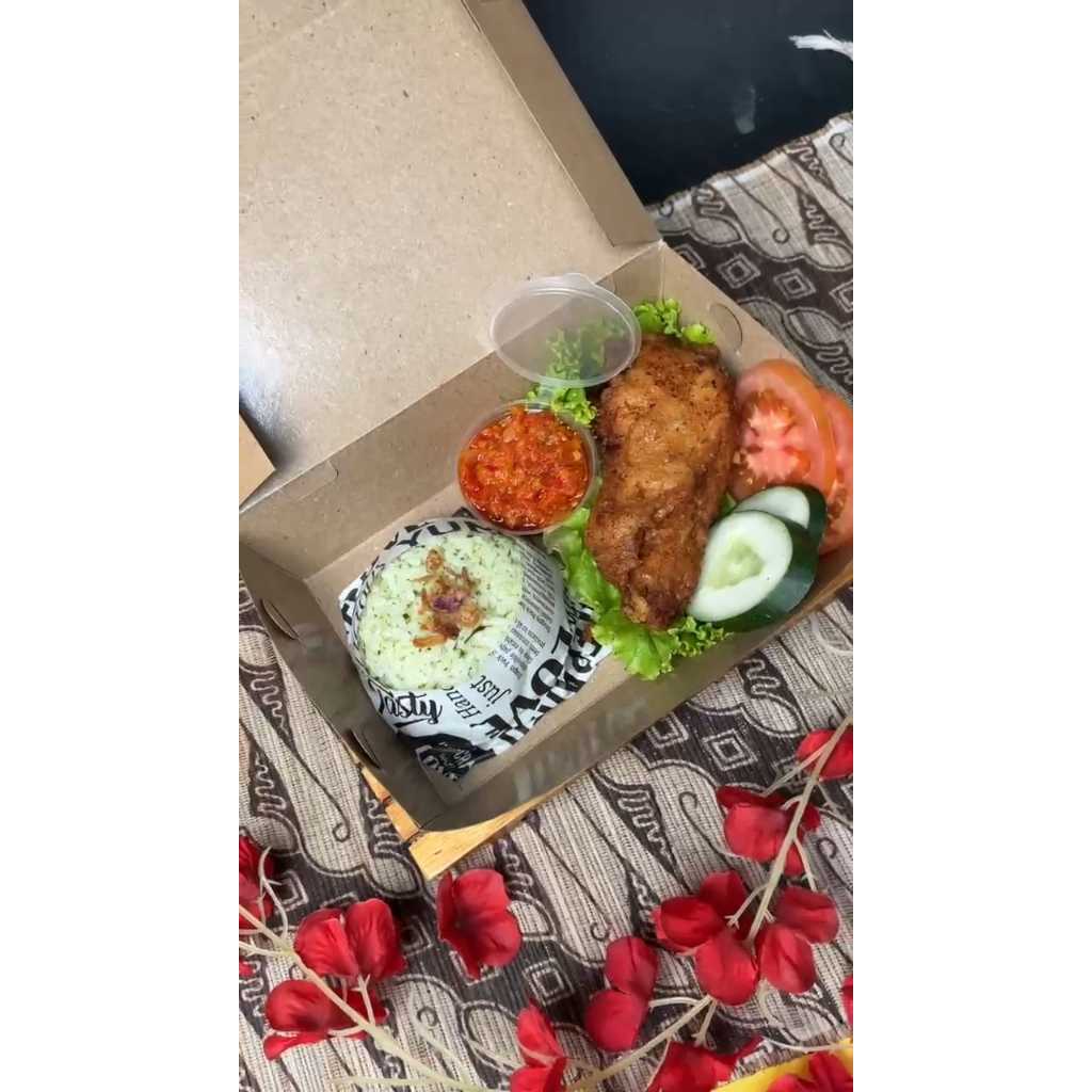 

Ayam goreng bawah putih