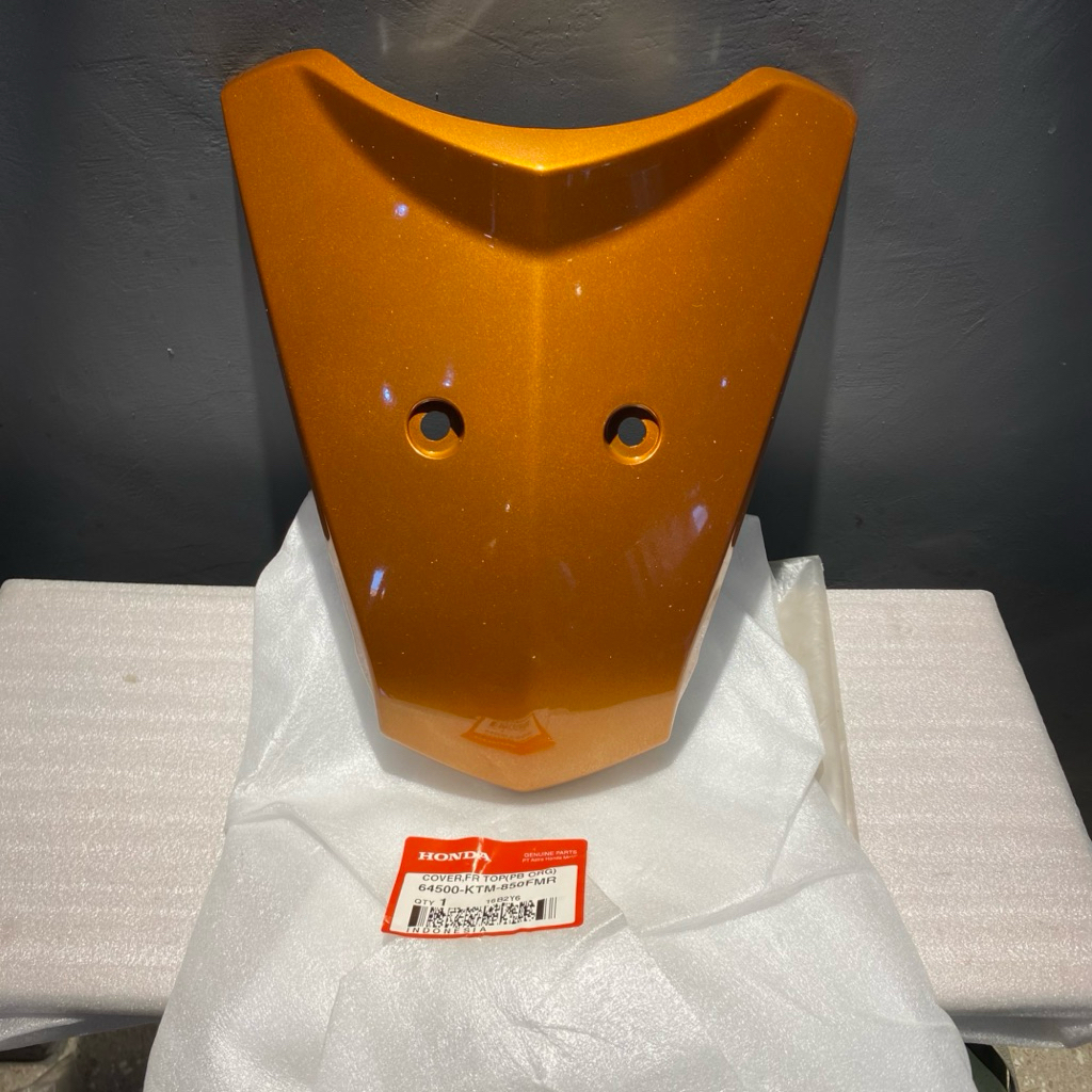 COVER TAMENG DASI HONDA SUPRA X 125 LAMA ORANGE CANDY 64500 KTM 850FMB ORIGINAL AHM