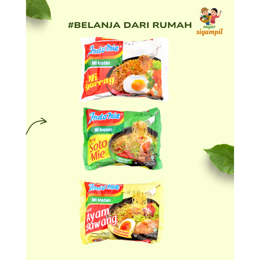 

Indomie Goreng / Soto / Ayam Bawang Original