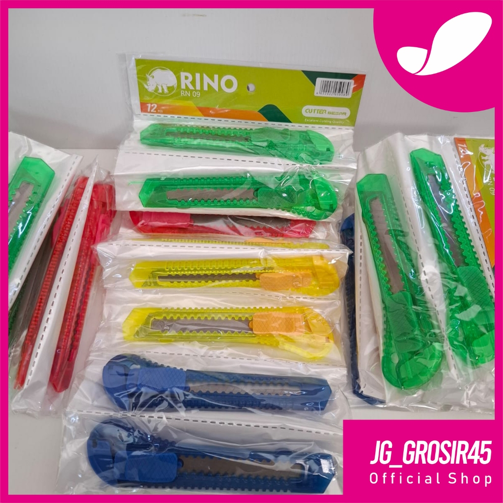

PISAU CUTTER RINO BESAR RENTENG RN 09 1[ ISI 12 PCS ]