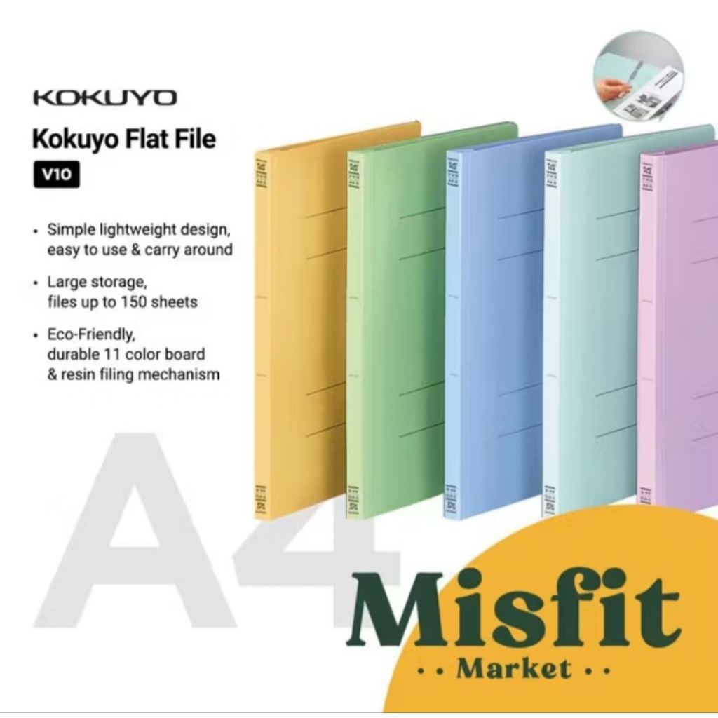 

Map Arsip Kokuyo Flat File / Map Snelhekter Promo Biru