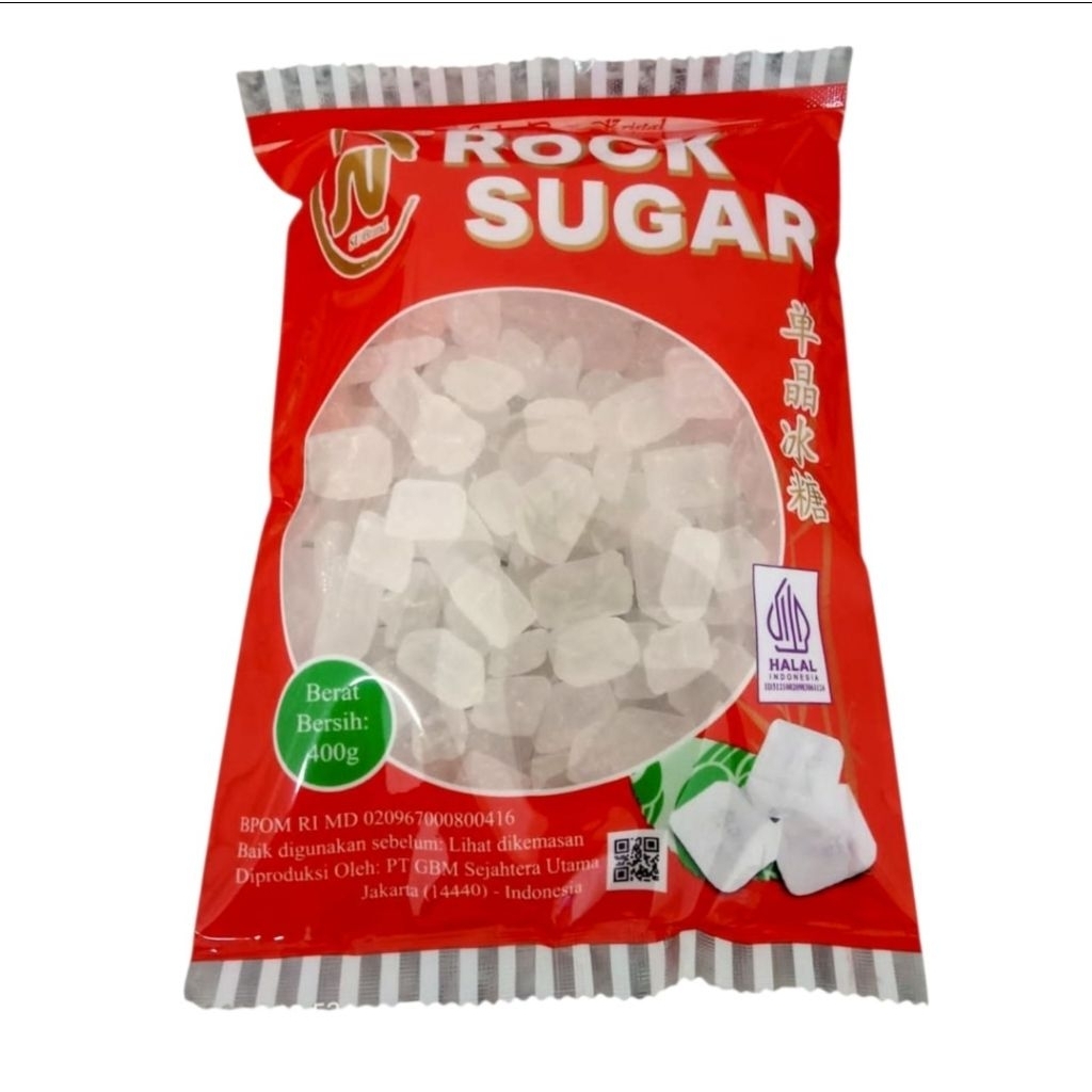 

Gula Batu SU Brand Rock Sugar Kristal Kecil 400gr Halal