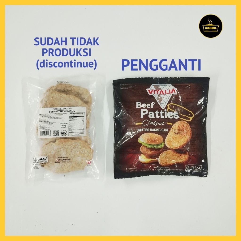 

VITALIA (Bernardi Group) Beef Patties Classic isi 6pcs 240gr